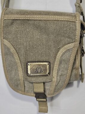 Triple Tree It's Feasible Heavy Canvas Crossbody Shoulder Birding Bag Hiking
